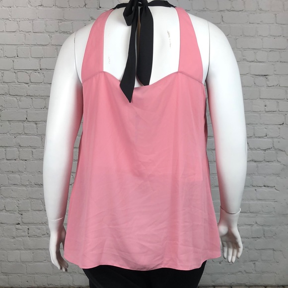 Only Size 14 Left! City Chic Pink Crochet Tank Top - Picture 3 of 6